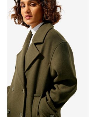 Women's Double Breasted Peacoat