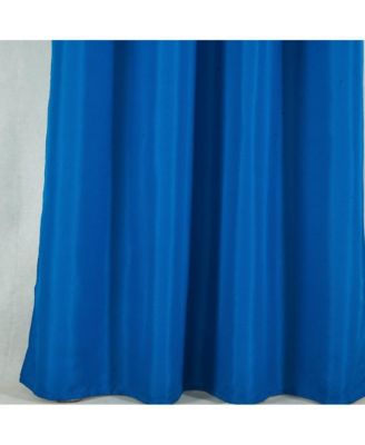 Gilbert Solid Single Grommet Curtain Panel Pair - 54x84", Navy