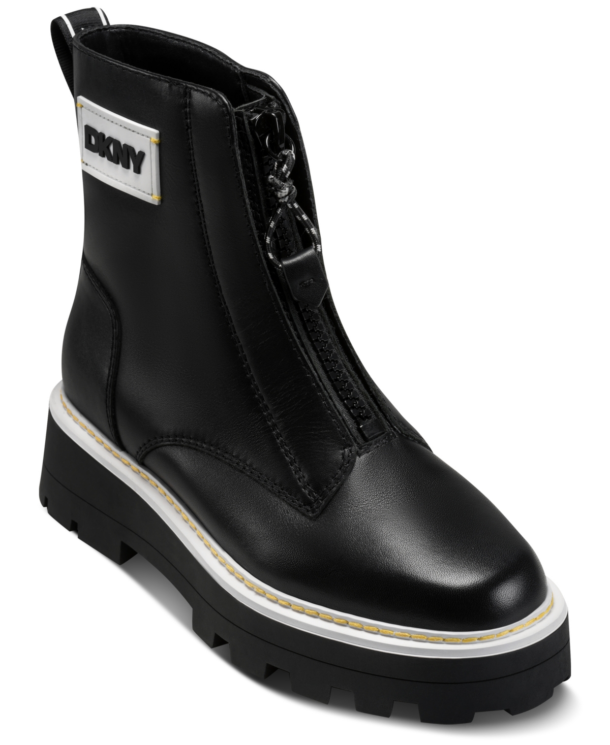 Dkny Women's Shayden Lug Booties In Blue