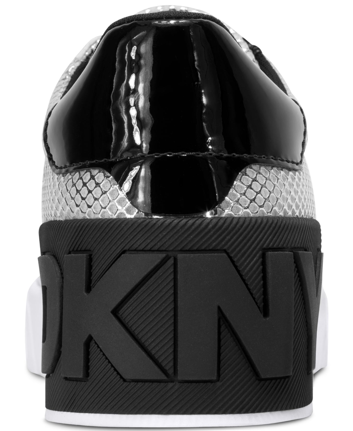 Женские кроссовки DKNY Mindi Slip-On, цвет: Серебряный — фото 3