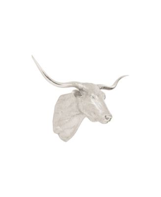 Longhorn Bull Leaf Resin Wall Art