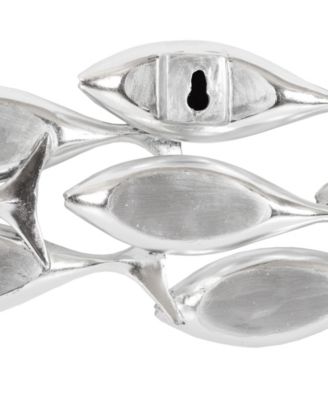 School of Fish Resin Leaf Wall Art