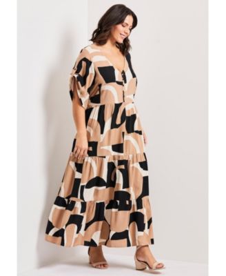 Women's Ivy Tiered Button Front Dress