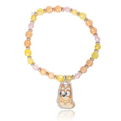 Beaded Bracelet Set, 4-Pack, Character Charms, Adjustable Stretch