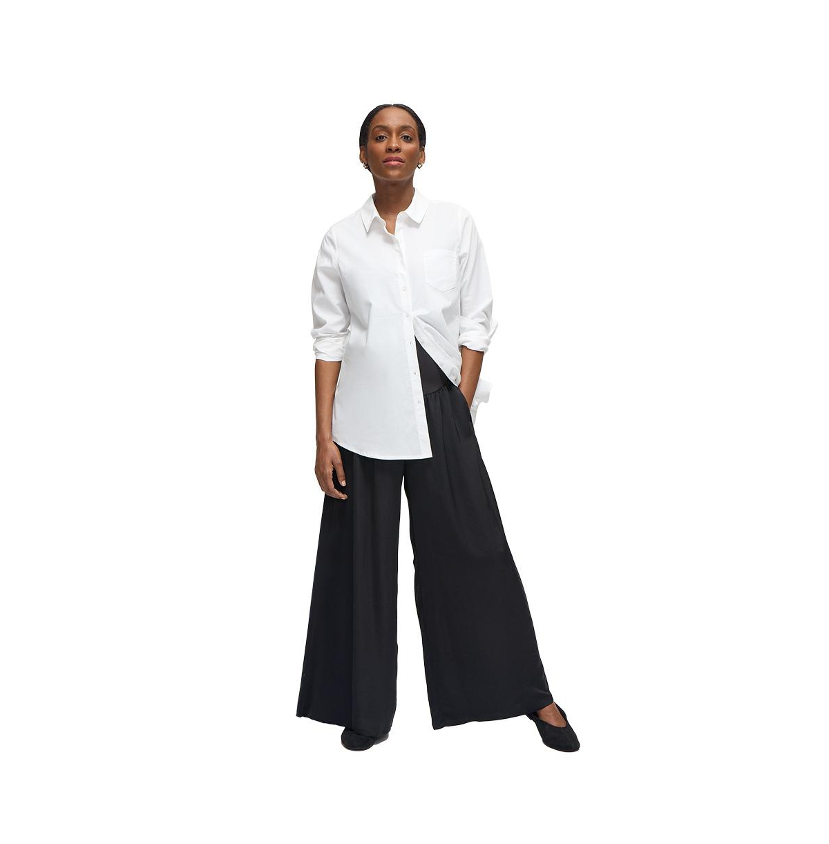 Ingrid + Isabel Maternity Flowy Woven Pant
