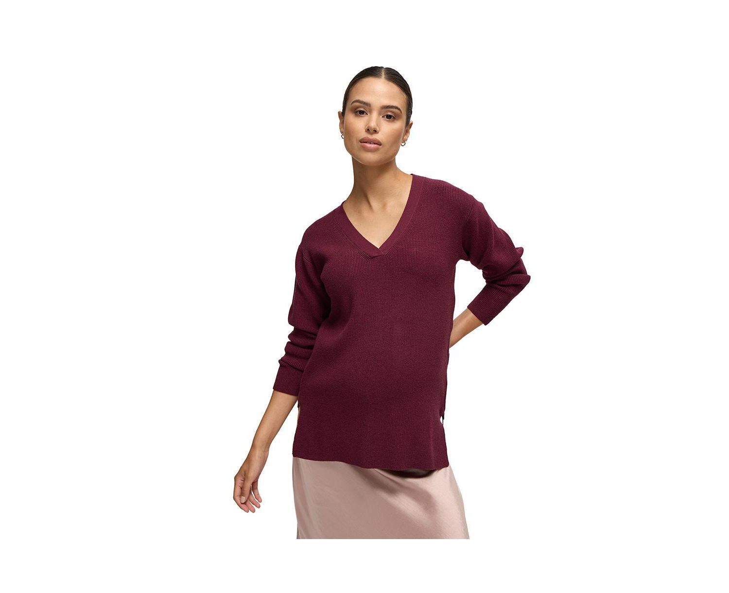 Side Zip Nursing Sweater