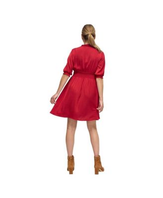 Maternity Deep V Short Dress