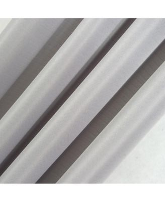 Gilbert Solid Single Grommet Curtain Panel Pair - 54x84", Gray