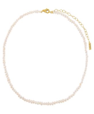 by Adina Eden Tiny Cultivated Pearl Choker Necklace
