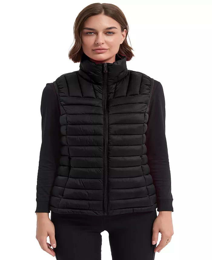Women's Rail Quilt Packable Puffer Vest