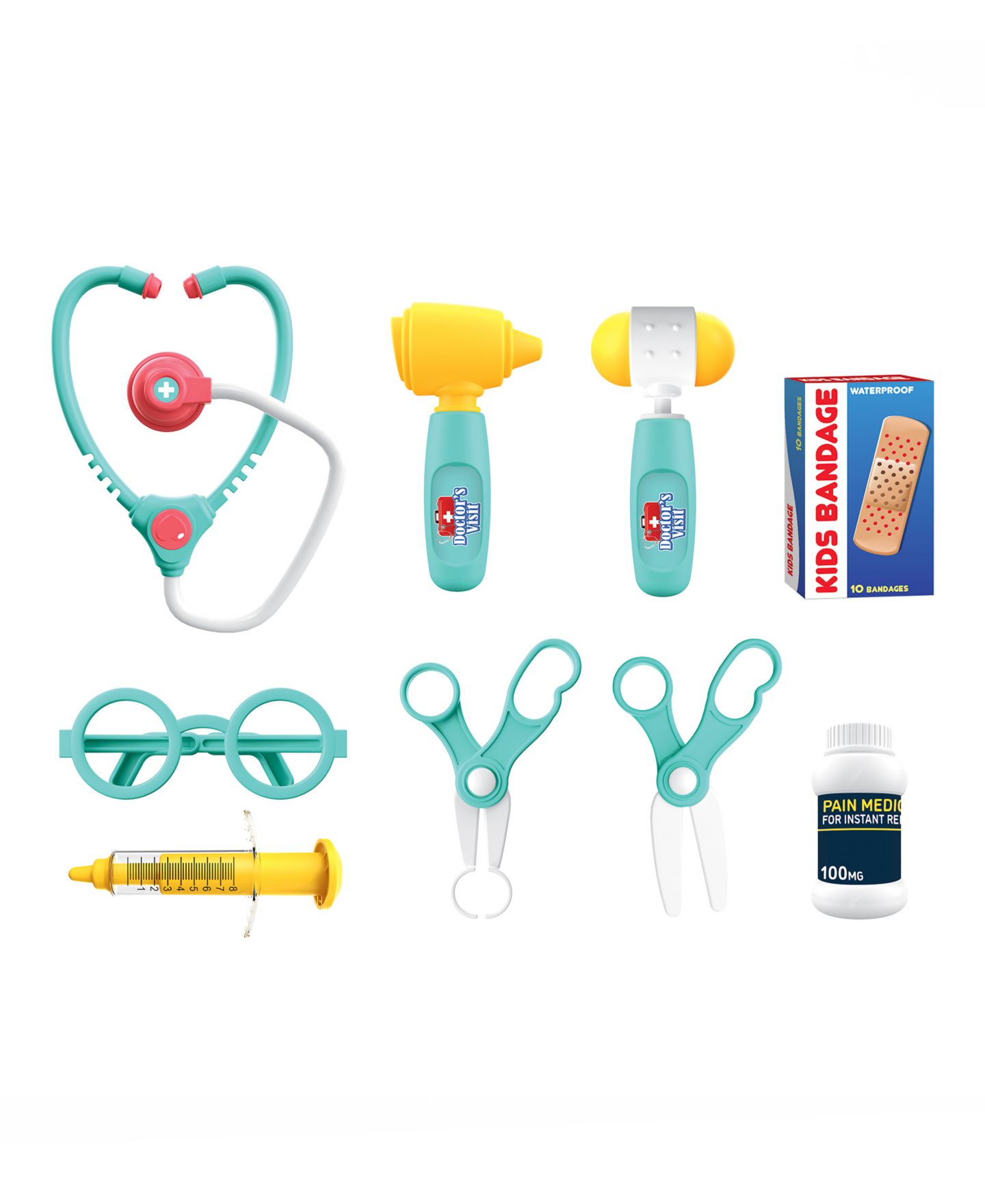 Детский игровой набор World Tech Toys Doctor's Visit Working Faucet 20-Piece Playset, Ages 3+ — фото 6