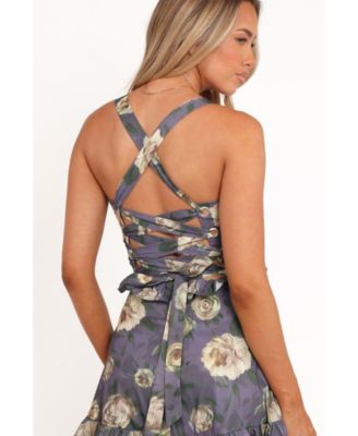 Women's Lillee Tiered Maxi Dress - Lavender Floral