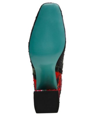 Women's Avon Rhinestone Block Heel Boots