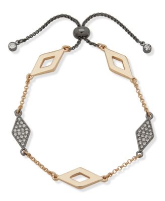 KARL LAGERFELD PARIS - Crystal Stone Pave Slider Bracelet