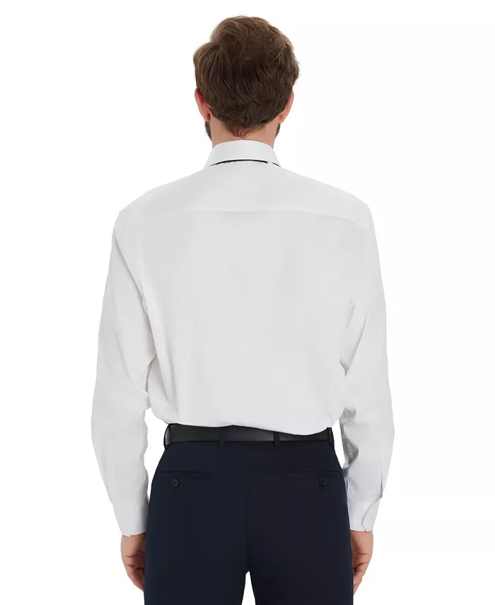 Men's Formal Solid Regular Fit Dress Shirt - thumbnail 6