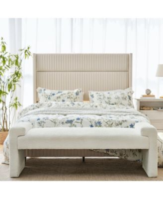 Arlesia 58.5'' W Modern Upholstered Accent Bench