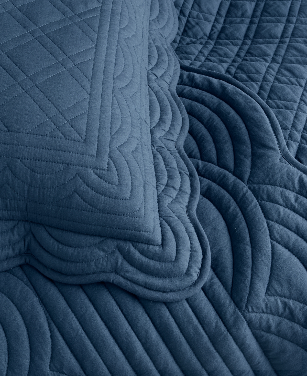 Charter Club Bailey Scallop 3-Pc. Quilt Set, King, Exclusively at Macy's