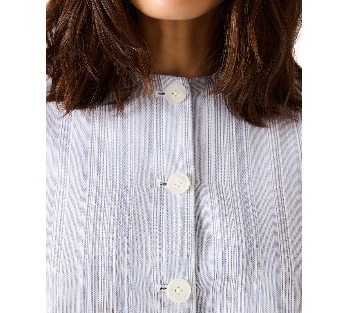 Steve Madden Women's Alessa Sleeveless Button Front Top