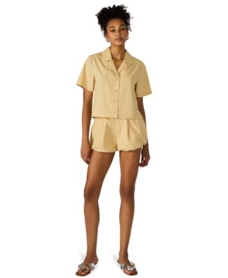 Women's Sandra Collared Button Front Top