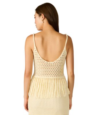 Women's Aidyn Crochet Pull-On Tank Top