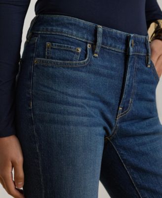 Women's Mid-Rise Straight Ankle Jeans