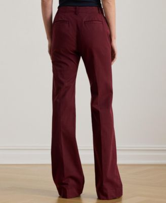 Women's Stretch Cotton Chino Flare Pants