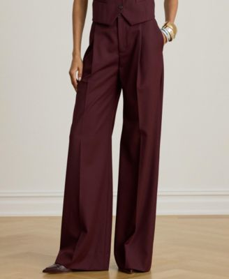 Lauren Ralph Lauren - Women's Creased Wide-Leg Pants
