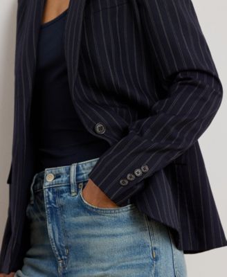 Women's Striped Blazer