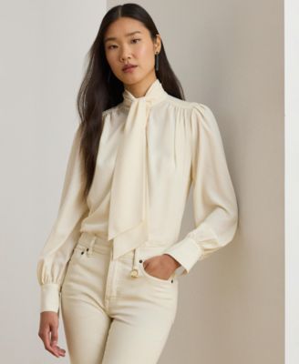 Lauren Ralph Lauren - Women's Tie-Neck Top