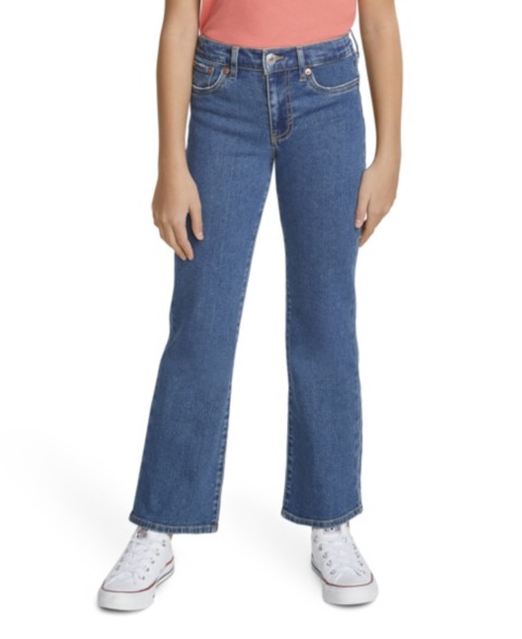 Детские Levi's Girls' 7-16 Vintage-Like Mid-Rise Wide Leg Jeans