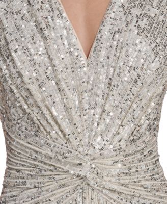 Women's Sequined V-Neck Dress