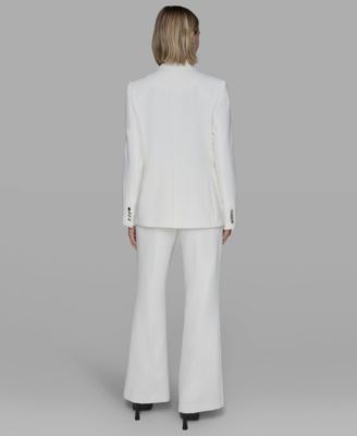 Women's Notched Lapel One Button Blazer