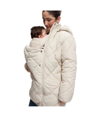 Maternity Ingrid + Isabel Longline Puffer Jacket with Removable Babywearing Cocoon Insert