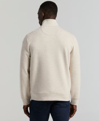 Men's Neoprene Quarter-Zip Long-Sleeve Sweater