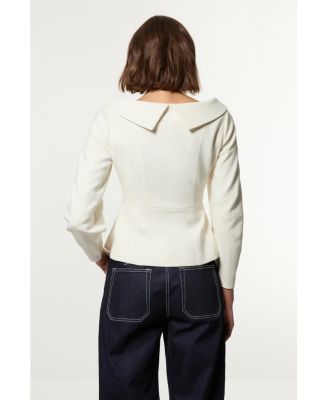 Women's Compact Peplum Tailored Jacket