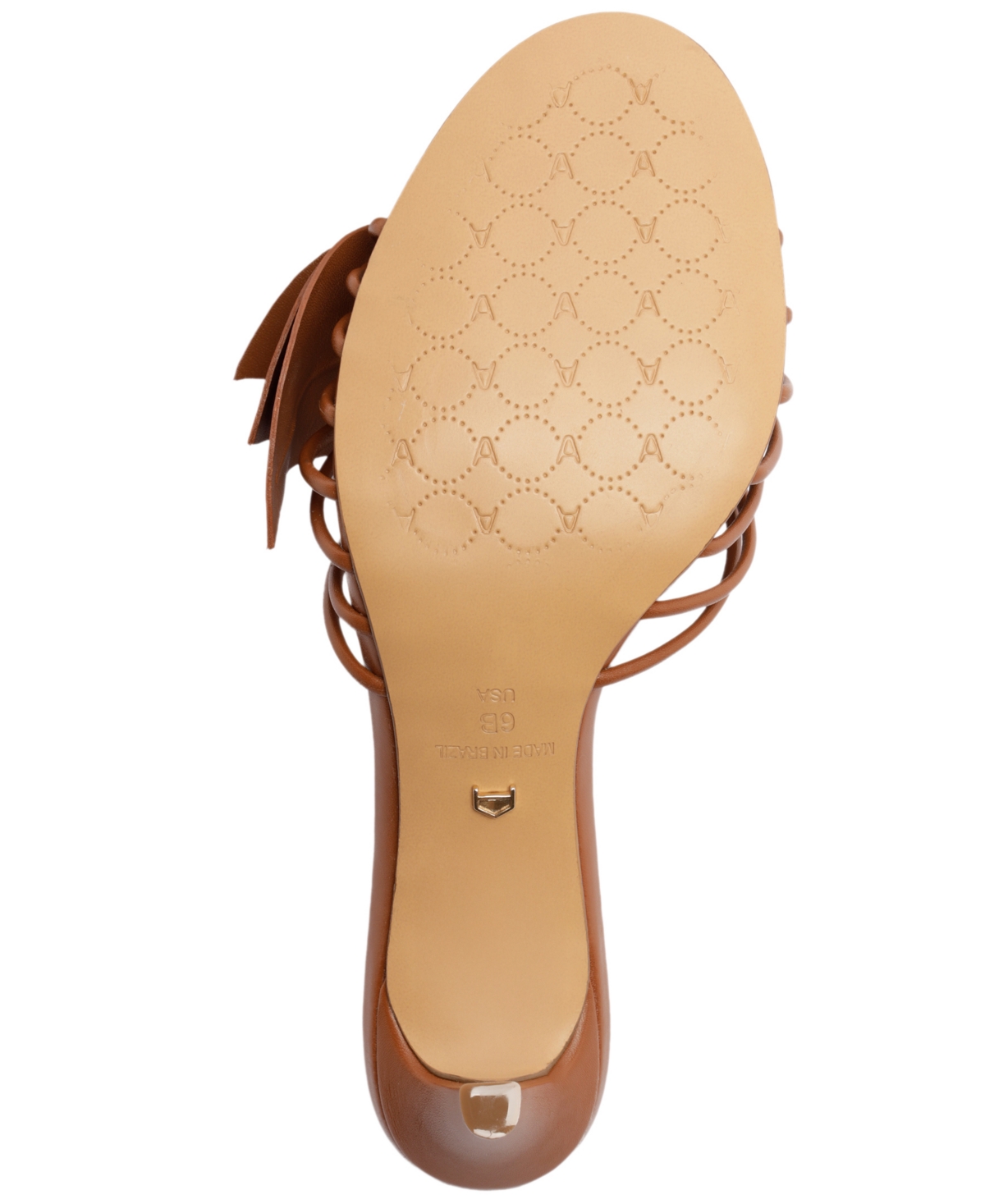 Arezzo Viola Mid Slide Sandal In Brown