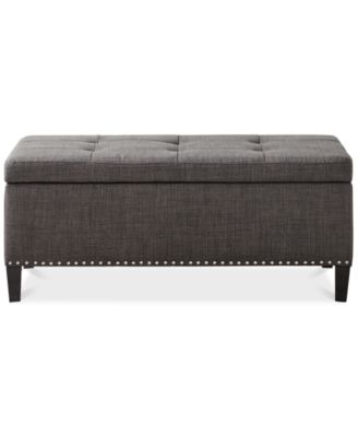 Catarina Fabric Storage Bench