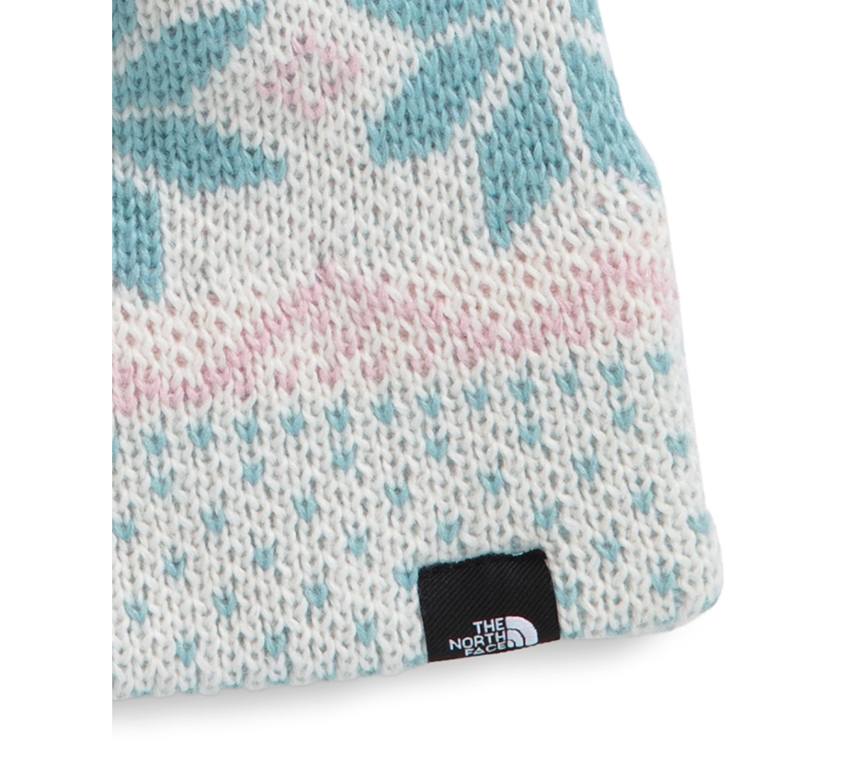 The North Face Girls 6-14 Jacquard Pattern Cabin Ski Tuke Beanie