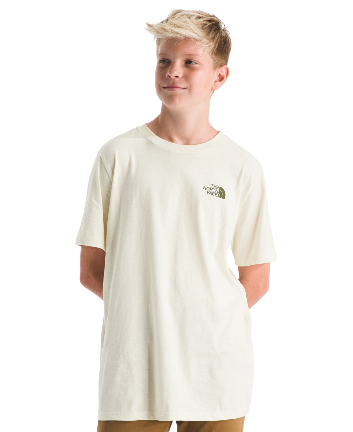 The North Face Boys And Girls 6-16 Evolution Disconnect Short-sleeve T-shirt In White