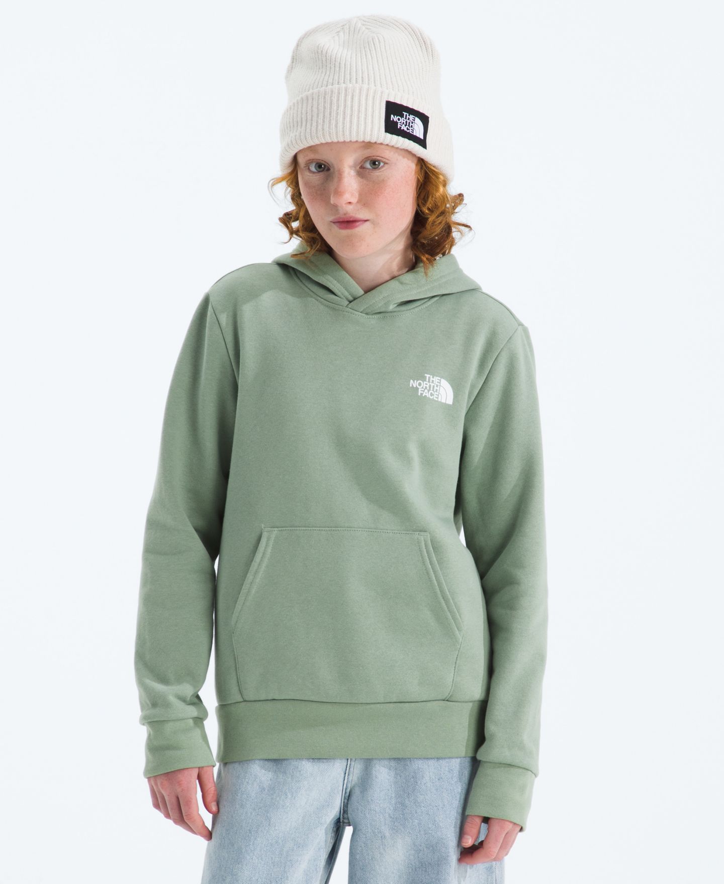 Детское худи The North Face Pull-On Graphic, цвет: Зелёный — фото 2