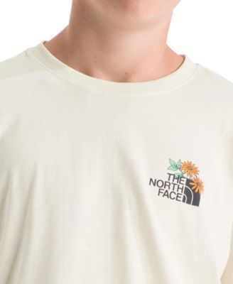 Boys' and Girls' 6-16 Floral Logo Short-Sleeve T-Shirt