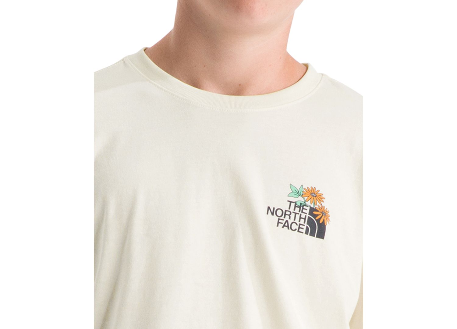 Boys' and Girls' 6-16 Floral Logo Short-Sleeve T-Shirt