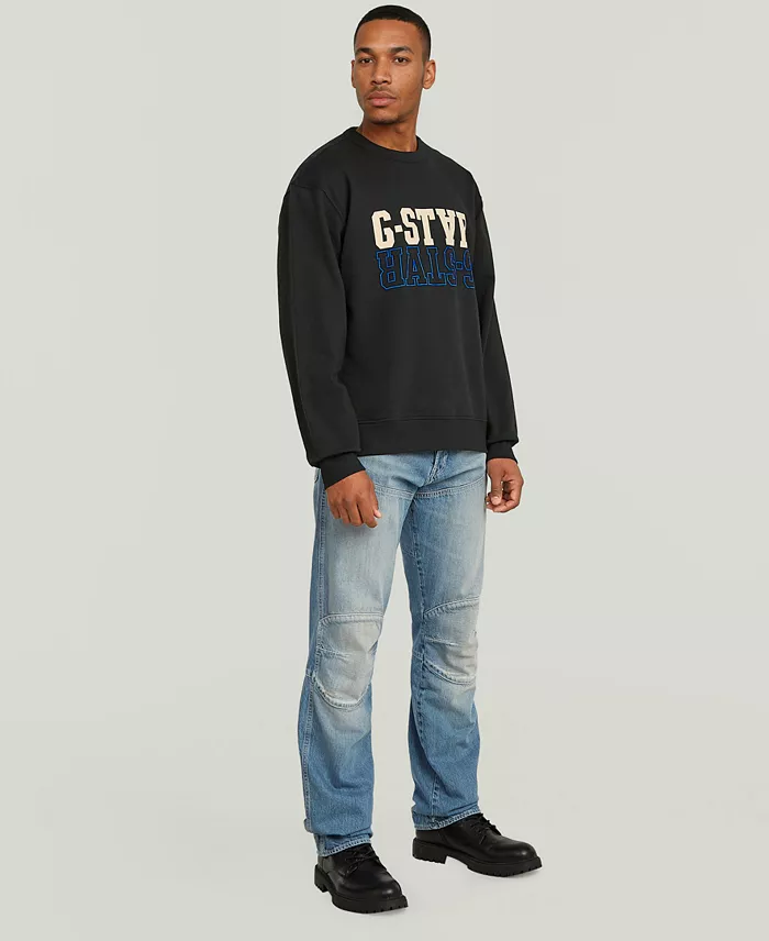 Long-Sleeve Relaxed-Fit Logo Sweatshirt - thumbnail 3