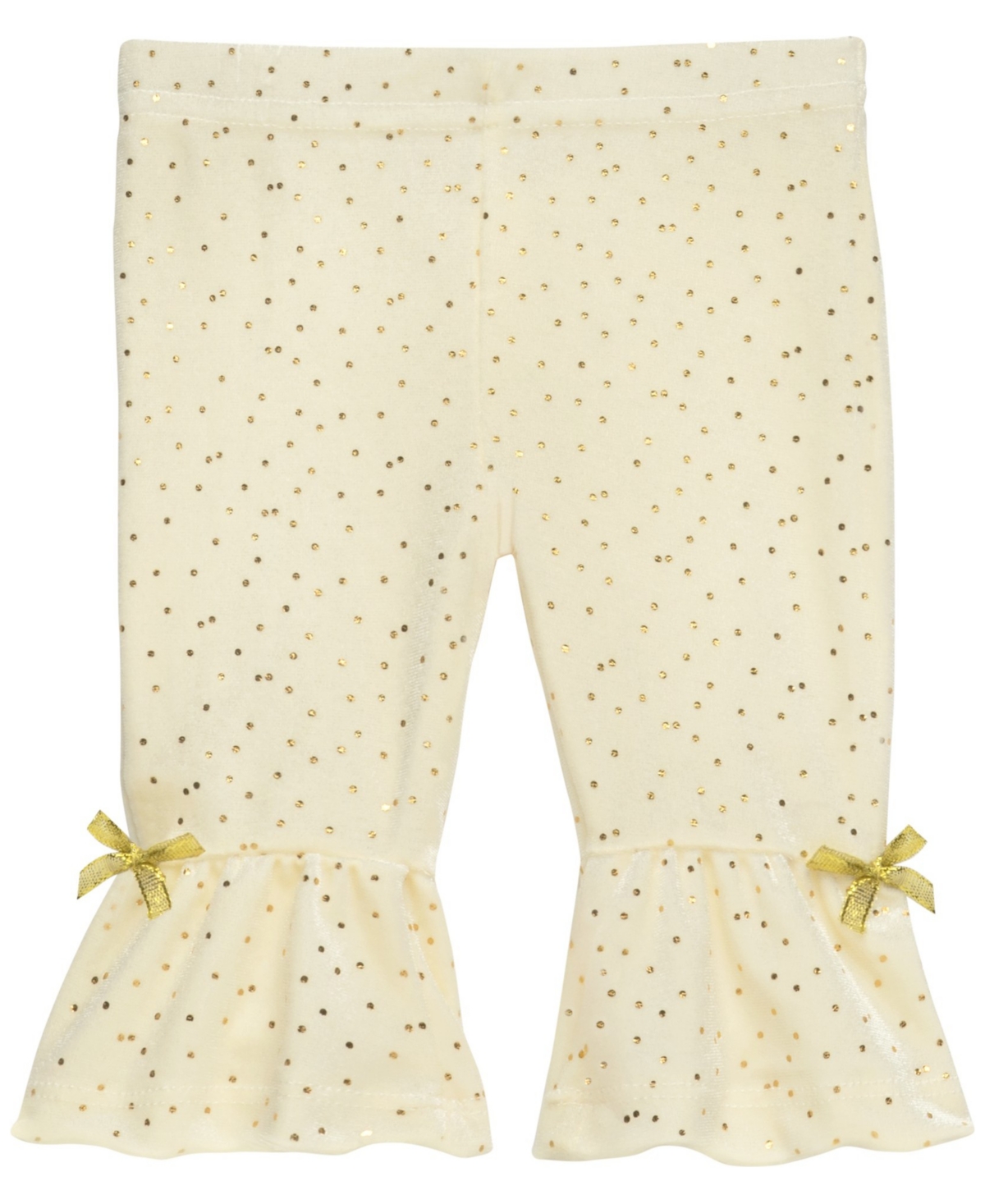 Baby Starters Baby Girls Gingerbread Top, Leggings And Headband, 3-piece Set In Yellow