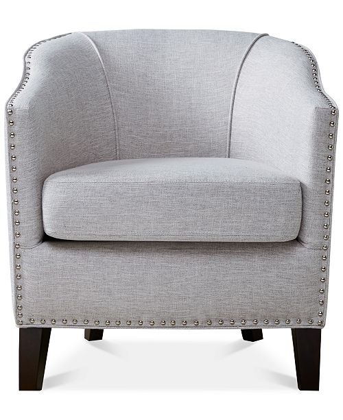 Furniture Hudson Barrel Armchair & Reviews - Chairs - Furniture - Macy's