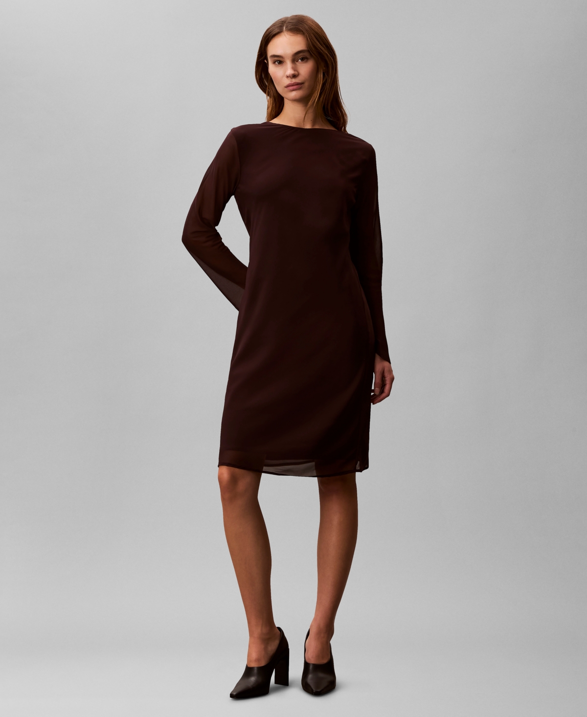Calvin Klein Women's Long-Sleeve Mini Dress