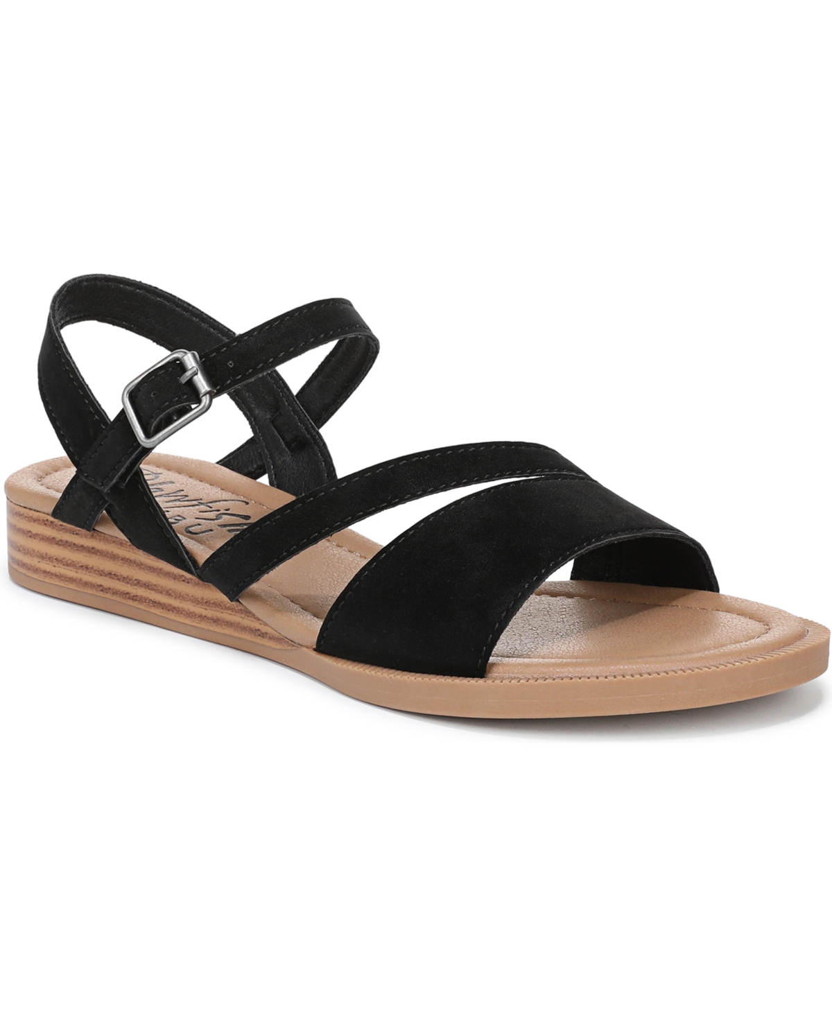 Blowfish Malibu Women's Arrow Strappy Flat Sandals In Black