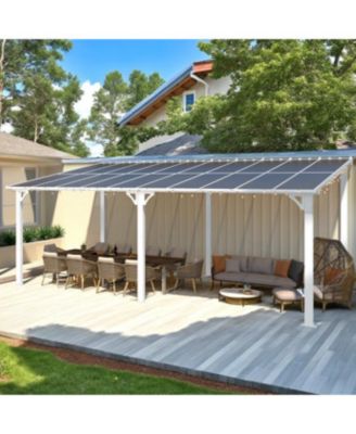 20'x10' Wall Mounted Gazebos Pergola