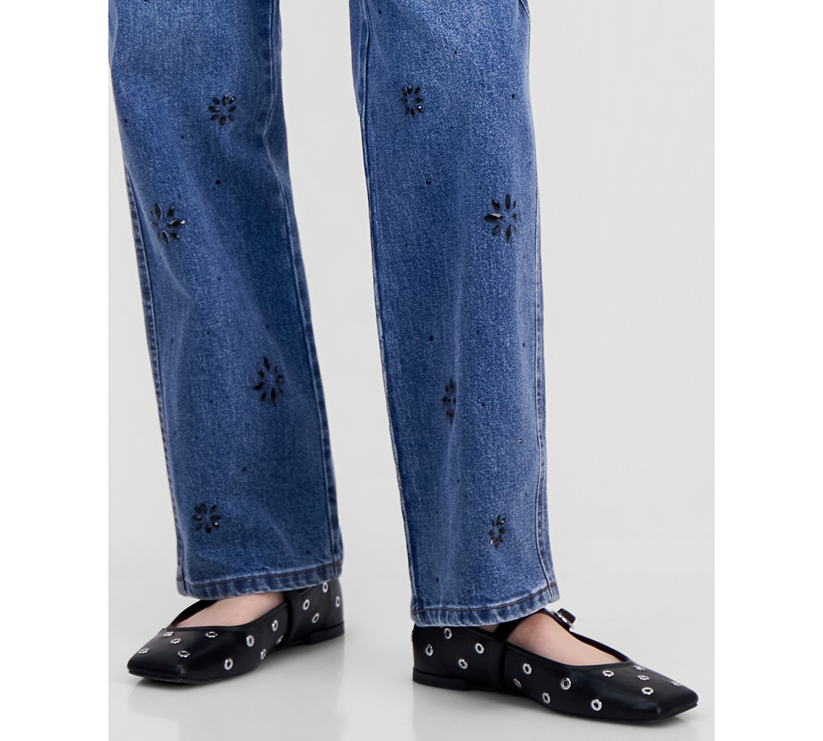 And Now This Women's Embellished Straight-Leg Jeans, Macy's Exclusive