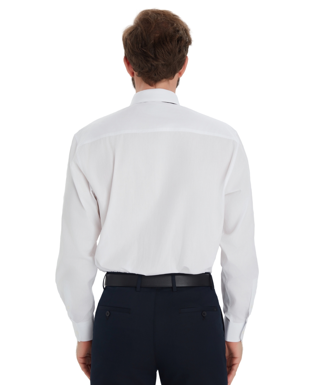 Alfani Men's Promo Solid Regular-Fit Spread Collar Dress Shirt, Macy's Exclusive